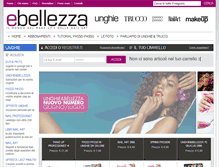 Tablet Screenshot of ebellezza.it